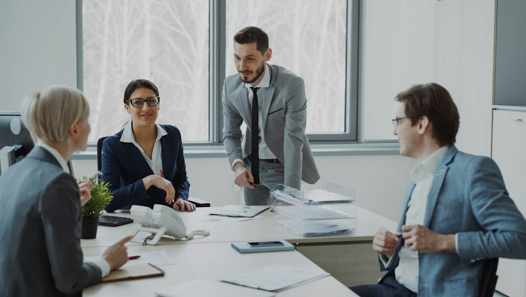 business meeting discussion